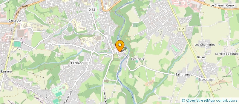 localisation de l'entreprise SCI ENOHELLO  DINAN