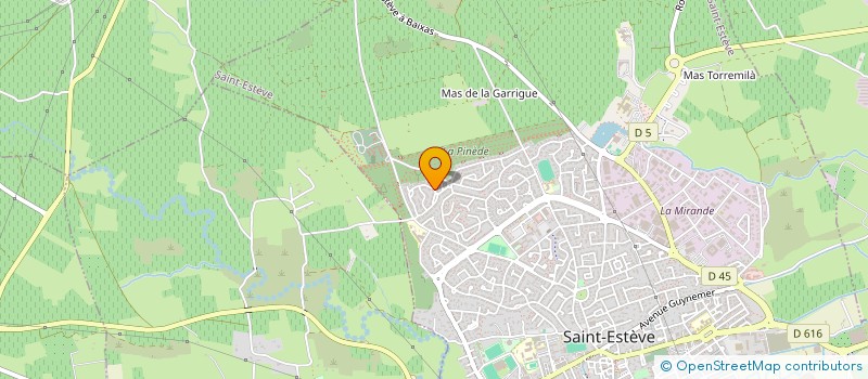 localisation de l'entreprise SCI ENOIA  SAINT-ESTEVE