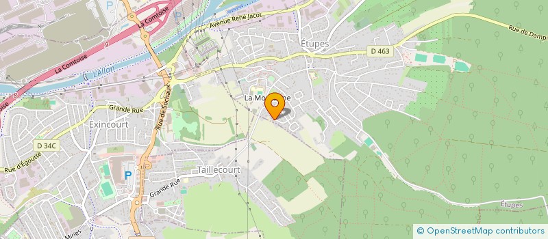 localisation de l'entreprise SCI ENOLA  ETUPES