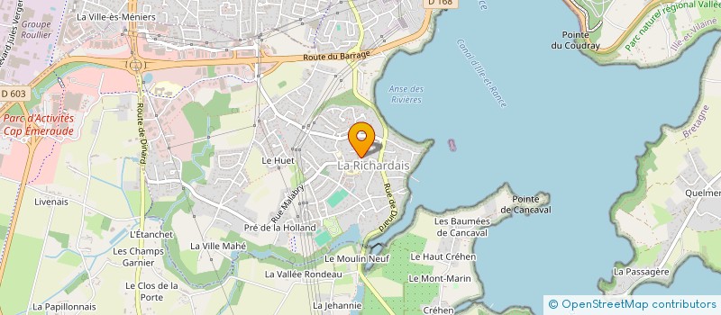 localisation de l'entreprise SCI ENOLADE  LA RICHARDAIS