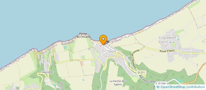 localisation de l'entreprise SCI ENOLIE  YPORT