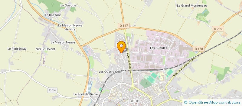 localisation de l'entreprise SCI ENON  LOUDUN