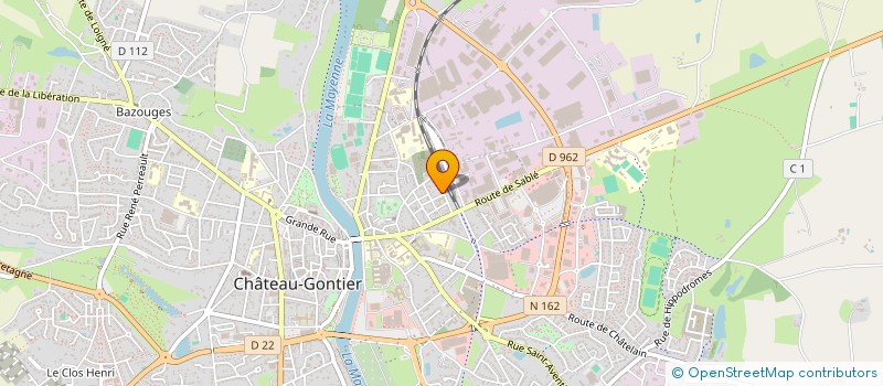 localisation de l'entreprise SCI ENORA  CHATEAU-GONTIER-SUR-MAYENNE