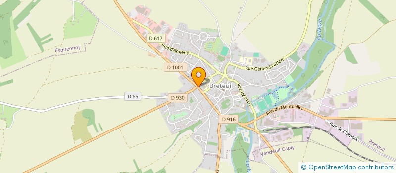 localisation de l'entreprise SCI ENPARASA  BRETEUIL