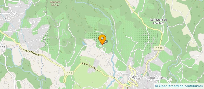 localisation de l'entreprise SCI ENROFRANCE  FAYENCE