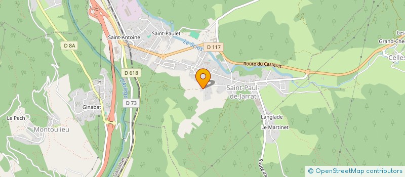 localisation de l'entreprise SCI ENSALES MARCAILLOU à SAINT-PAUL-DE-JARRAT