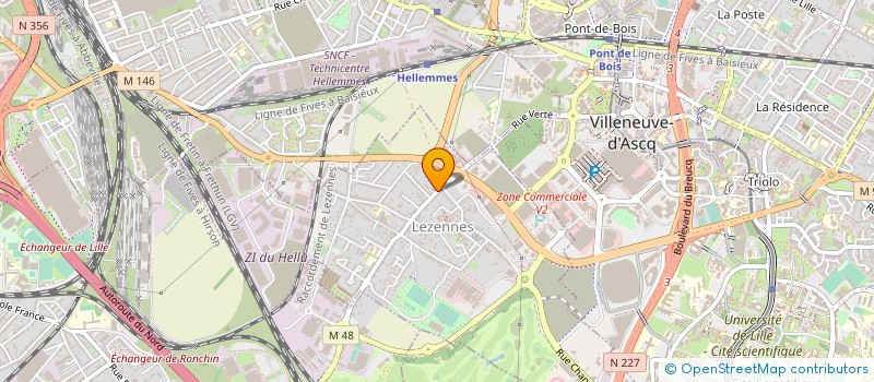 localisation de l'entreprise SCI ENSEMBLE 2030  LEZENNES