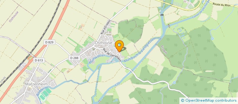 localisation de l'entreprise SCI ENSEMBLE  OSTHOUSE