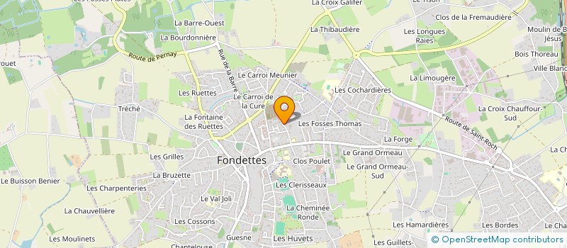 localisation de l'entreprise SCI ENSEMBLE à FONDETTES