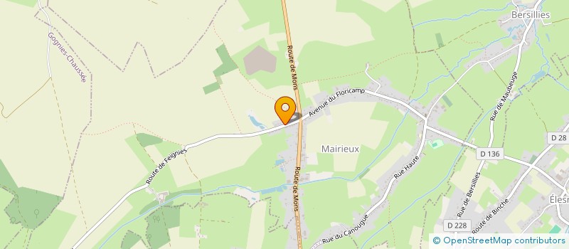 localisation de l'entreprise SCI ENSEMBLE  MAIRIEUX