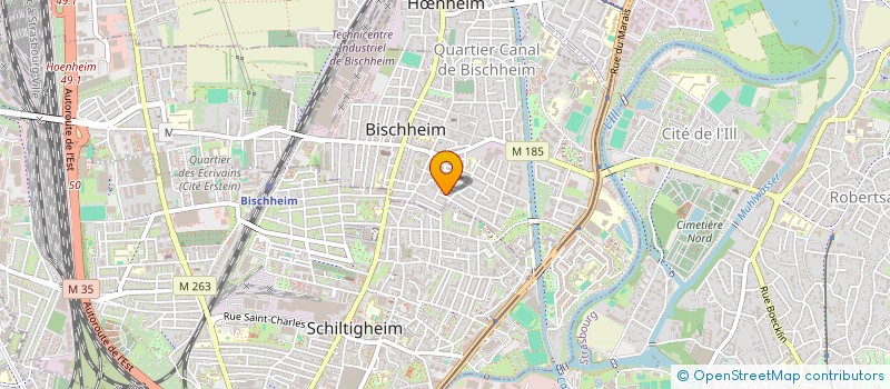 localisation de l'entreprise SCI ENSEMBLE  BISCHHEIM