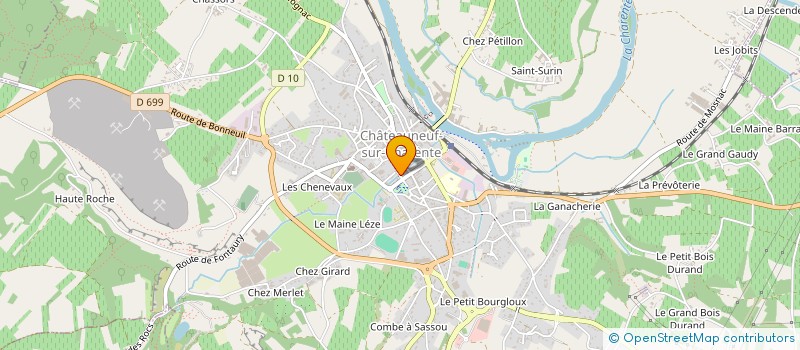 localisation de l'entreprise SCI ENSEMBLE à CHATEAUNEUF-SUR-CHARENTE