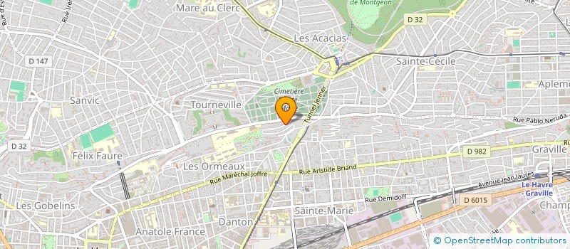 localisation de l'entreprise SCI ENSEMBLE C'EST NOUS à LE HAVRE