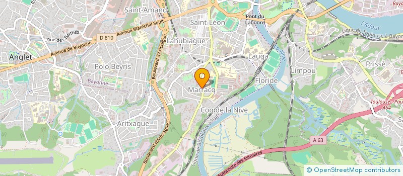 localisation de l'entreprise SCI ENSEMBLE SCOLAIRE LARGENTE à BAYONNE