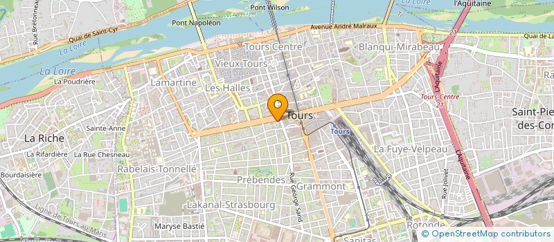 localisation de l'entreprise SCI ENTABENI  TOURS