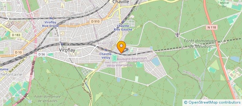 localisation de l'entreprise SCI ENTENTE à CHAVILLE