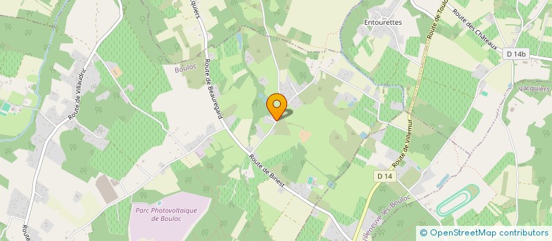 localisation de l'entreprise SCI ENTEO  BOULOC