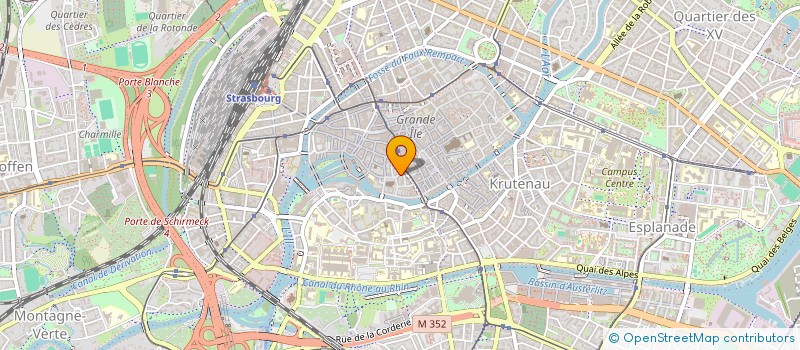 localisation de l'entreprise SCI ENTRAIDE HABITAT  STRASBOURG