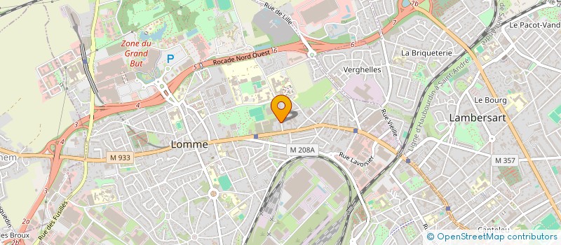 localisation de l'entreprise SCI ENTRAM à LILLE
