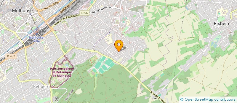 localisation de l'entreprise SCI ENTRE 2 KP  RIEDISHEIM