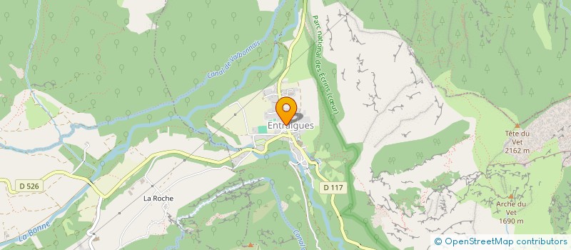 localisation de l'entreprise SCI ENTRE 2 O  ENTRAIGUES