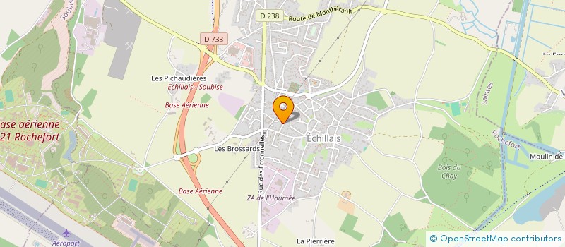 localisation de l'entreprise SCI ENTRE AILES ET ILES  ECHILLAIS