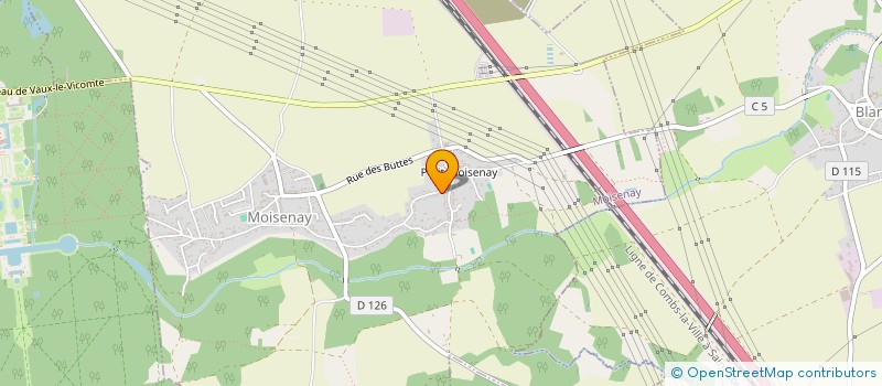 localisation de l'entreprise SCI ENTRE DEUX  MOISENAY