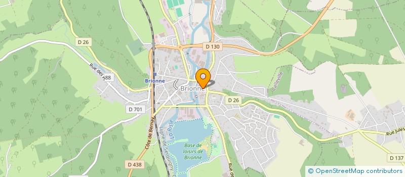 localisation de l'entreprise SCI ENTRE DEUX  BRIONNE