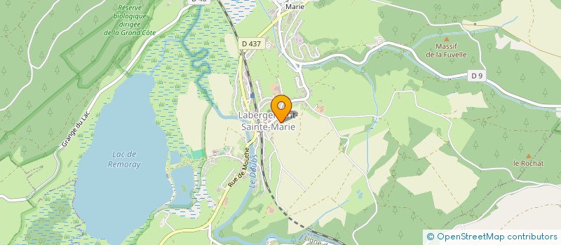 localisation de l'entreprise SCI ENTRE DEUX LACS  LABERGEMENT-SAINTE-MARIE