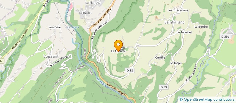 localisation de l'entreprise SCI ENTRE DEUX LIVRES  LA BAUCHE