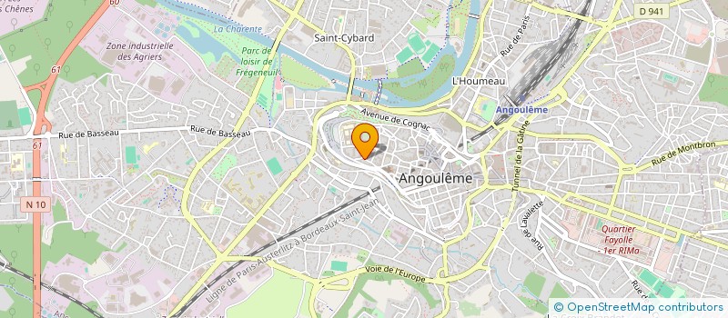 localisation de l'entreprise SCI ENTRE DEUX MERS à ANGOULEME