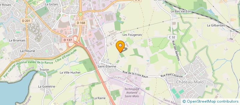 localisation de l'entreprise SCI ENTRE LES DEUX MARCHES  SAINT-MALO