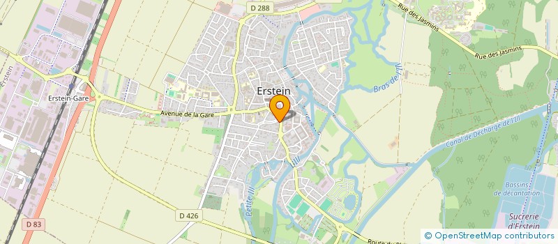 localisation de l'entreprise SCI ENTRE LES DEUX RIEDS  GERSTHEIM