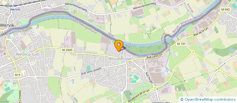 localisation de l'entreprise SCI ENTRE LYS ET CAMPAGNE  BOUSBECQUE