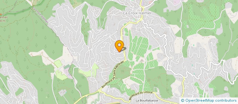 localisation de l'entreprise SCI ENTRE MOULINS  LA CROIX-VALMER