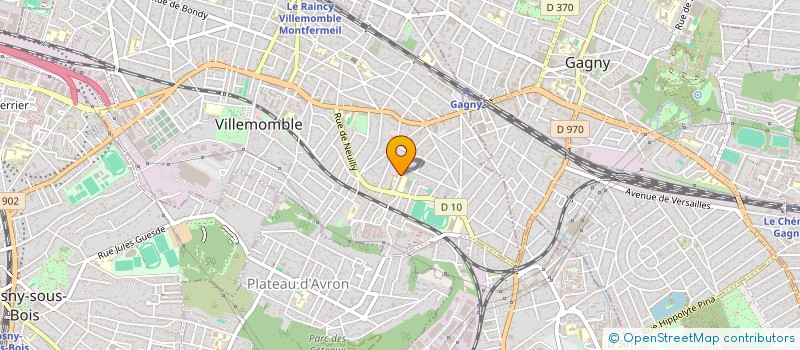 localisation de l'entreprise SCI ENTRE NOUS à VILLEMOMBLE
