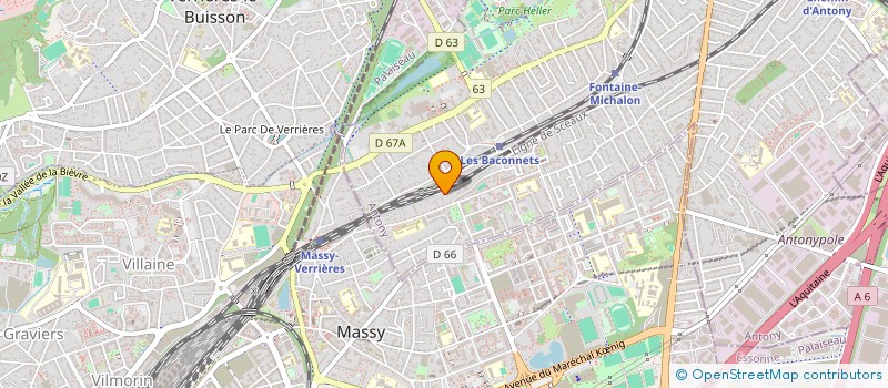localisation de l'entreprise SCI ENTRE NOUS à ANTONY