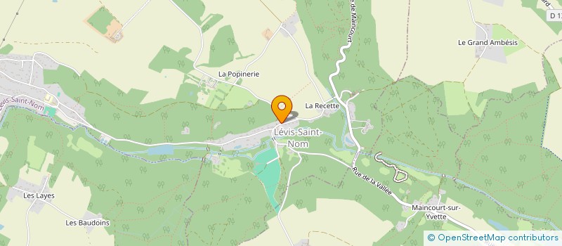 localisation de l'entreprise SCI ENTRE NOUS  LEVIS-SAINT-NOM