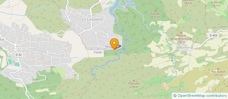 localisation de l'entreprise SCI ENTRE NOUS à CARCASSONNE