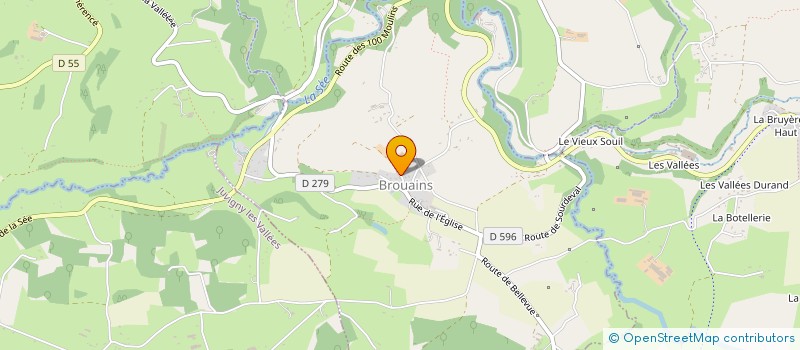 localisation de l'entreprise SCI ENTRE-NOUS  BROUAINS