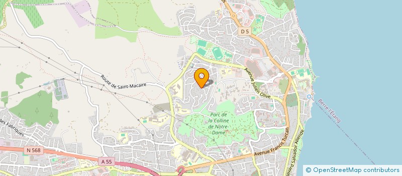 localisation de l'entreprise SCI ENTRE PORT ET PLAGE  MARTIGUES