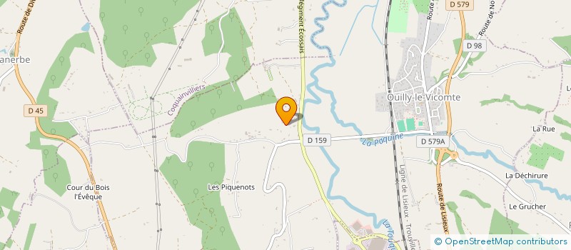 localisation de l'entreprise SCI ENTRE TERRE ET MER  SAINT-GERMAIN-DE-LIVET