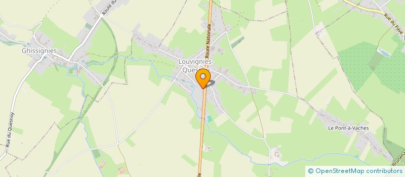localisation de l'entreprise SCI ENTRE TERRES ET MER 59/76 à LOUVIGNIES-QUESNOY