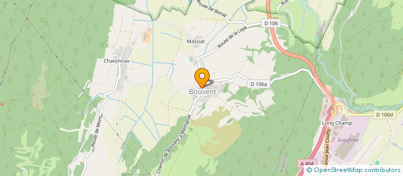 localisation de l'entreprise SCI ENTREE DU LAC à OYONNAX