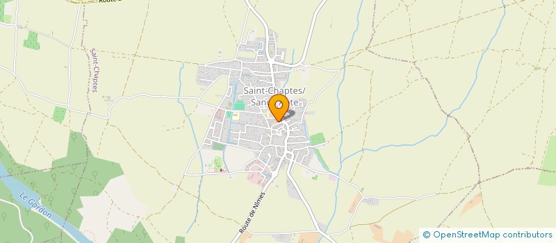 localisation de l'entreprise SCI ENTREMURS  SAINT-CHAPTES