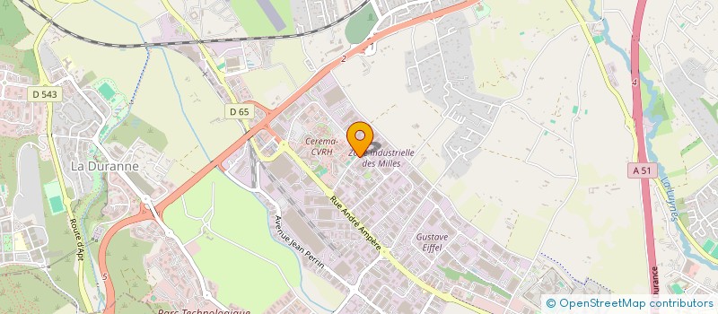 localisation de l'entreprise SCI ENTREPOTS à AIX-EN-PROVENCE