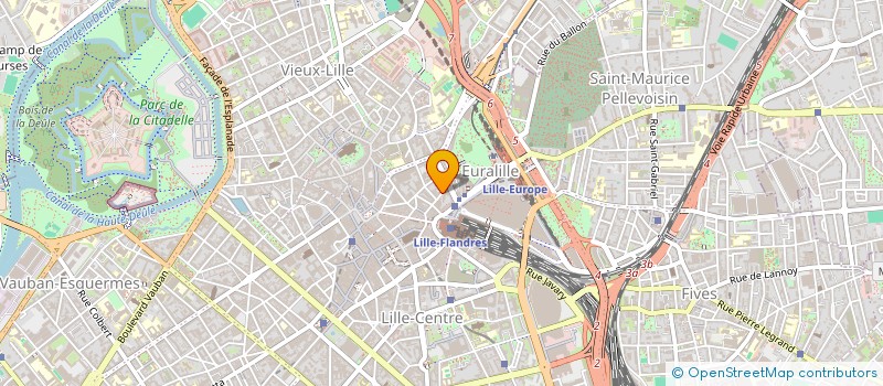 localisation de l'entreprise SCI ENTREPOTS DE FRETIN à LILLE