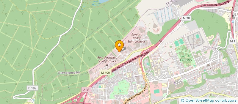 localisation de l'entreprise SCI ENTREPRISE ET FORMATION  MAXEVILLE