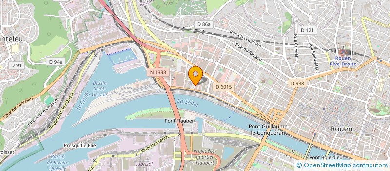 localisation de l'entreprise SCI ENTREPRISES + à ROUEN