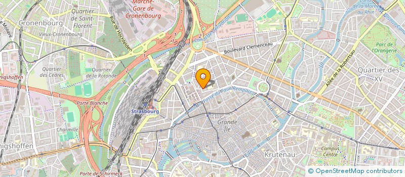 localisation de l'entreprise SCI ENTRESOL  STRASBOURG